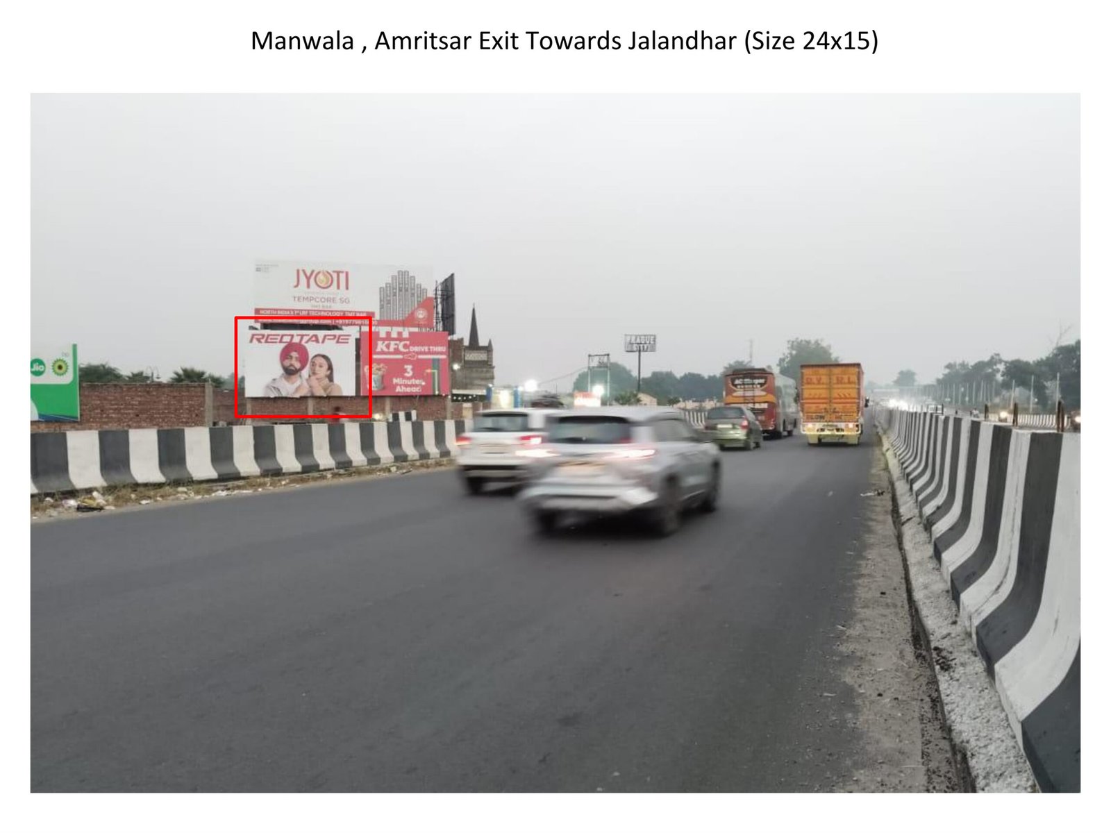 Highway Hoarding Advertising in Manwala Punjab - Punjab