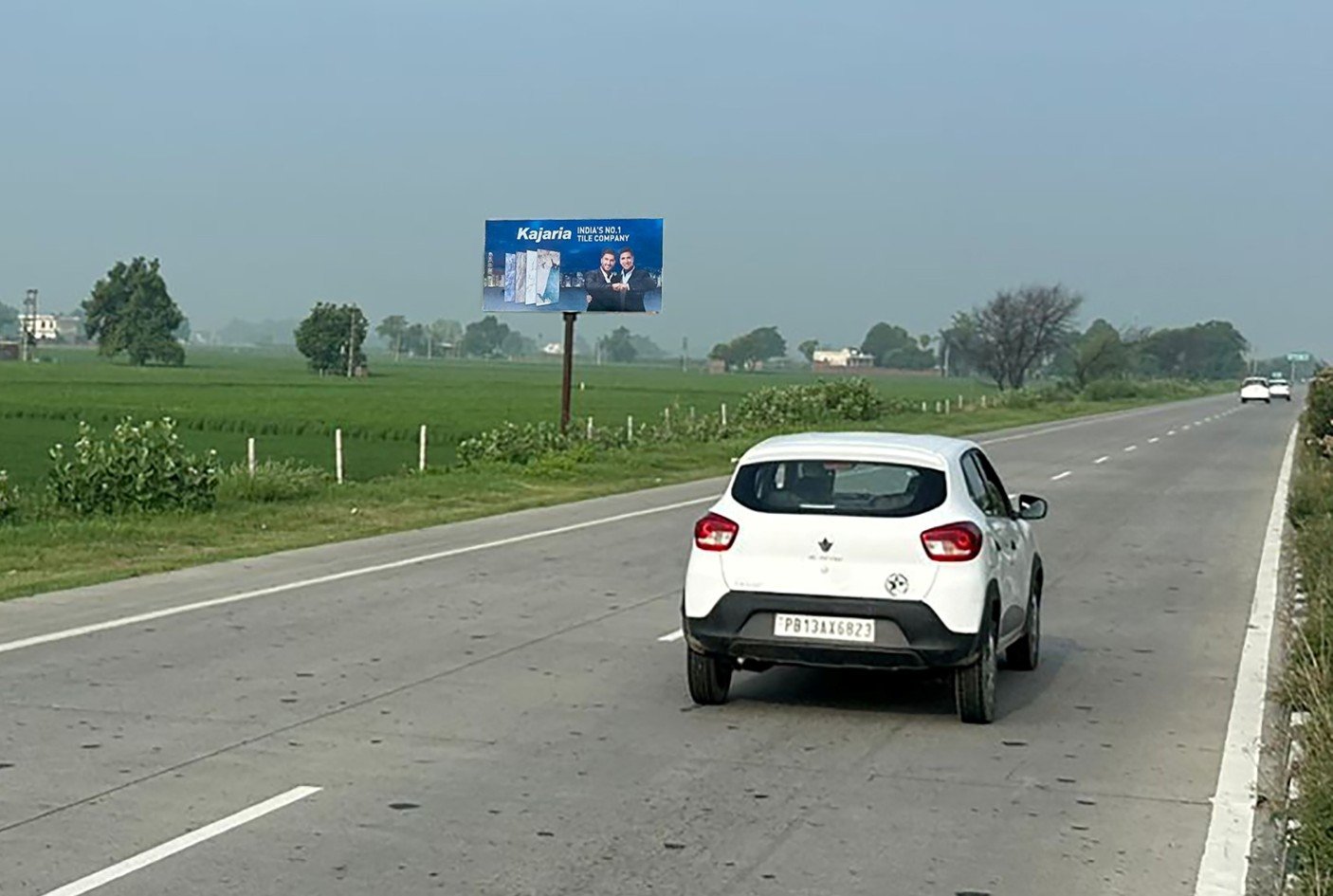 Highway Hoarding Advertising in Patiala Exit Towards Bathinda, Punjab - Punjab
