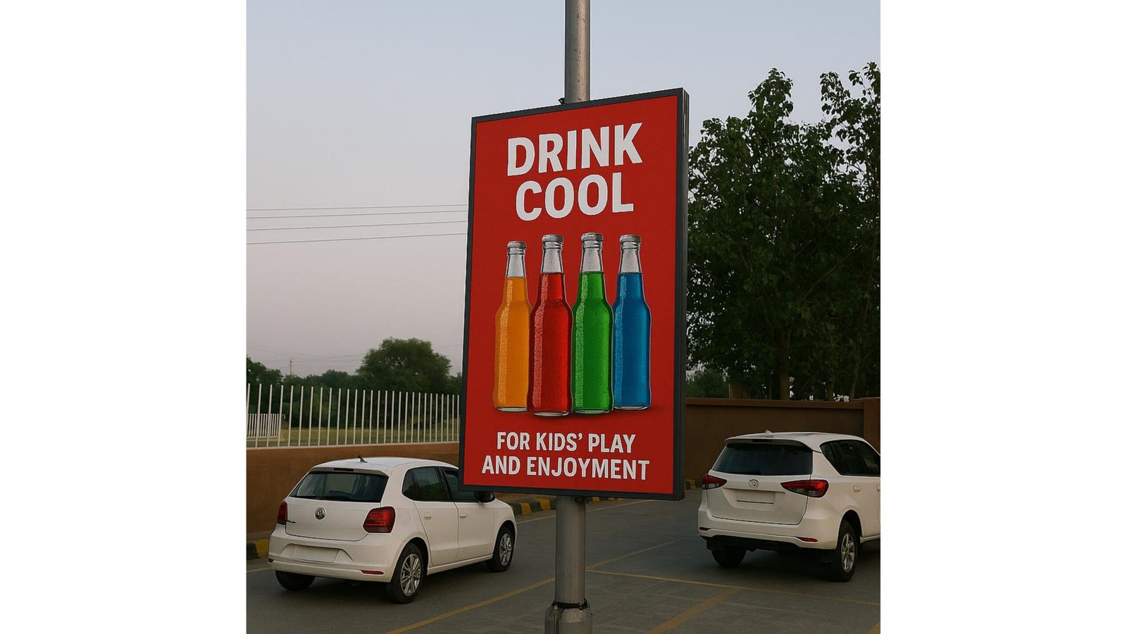 PoleKiosk branding in Gosainganj lucknow - Lucknow