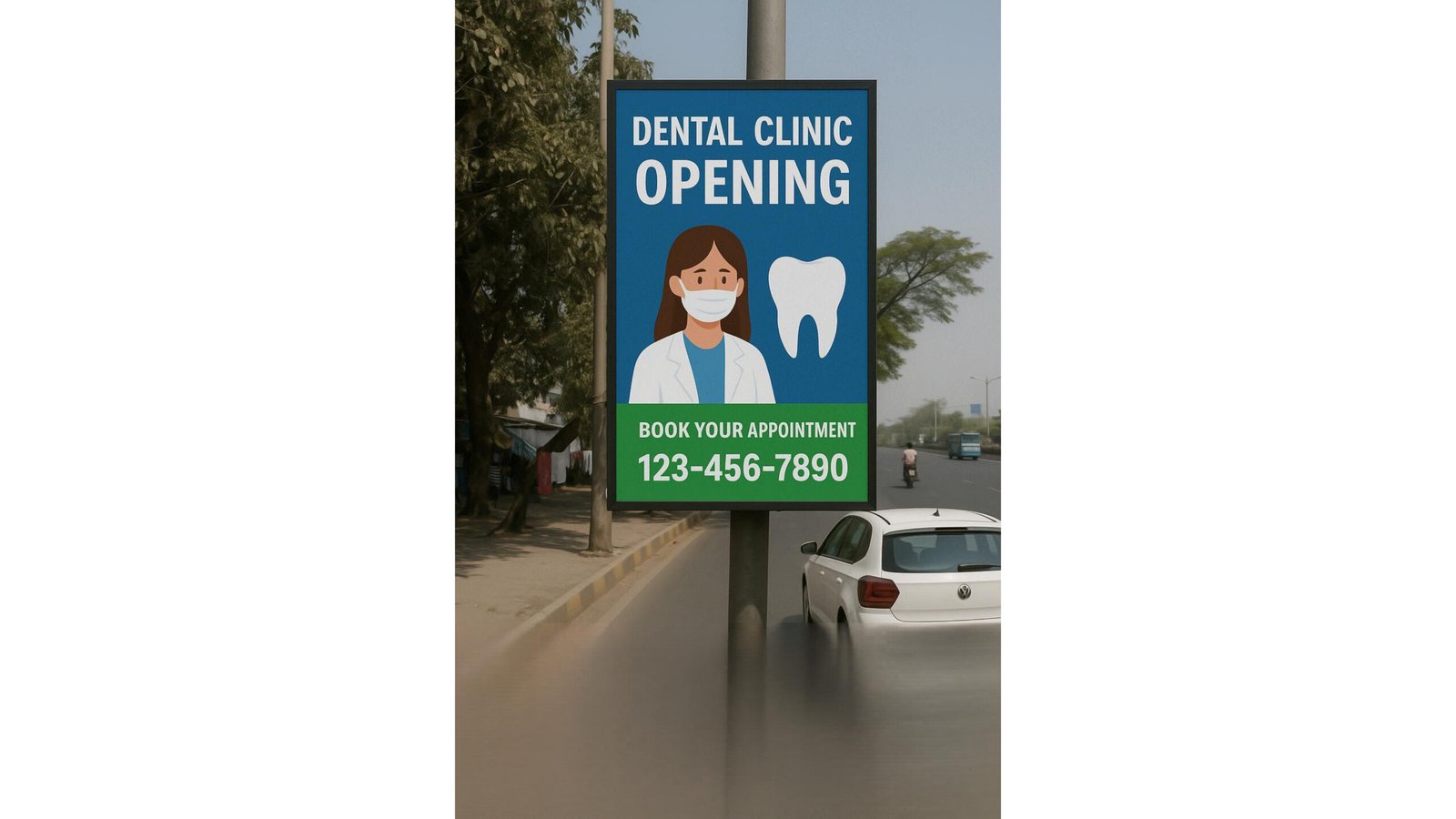 Pole Kiosk Advertising in Sitapur Road, Lucknow - Lucknow