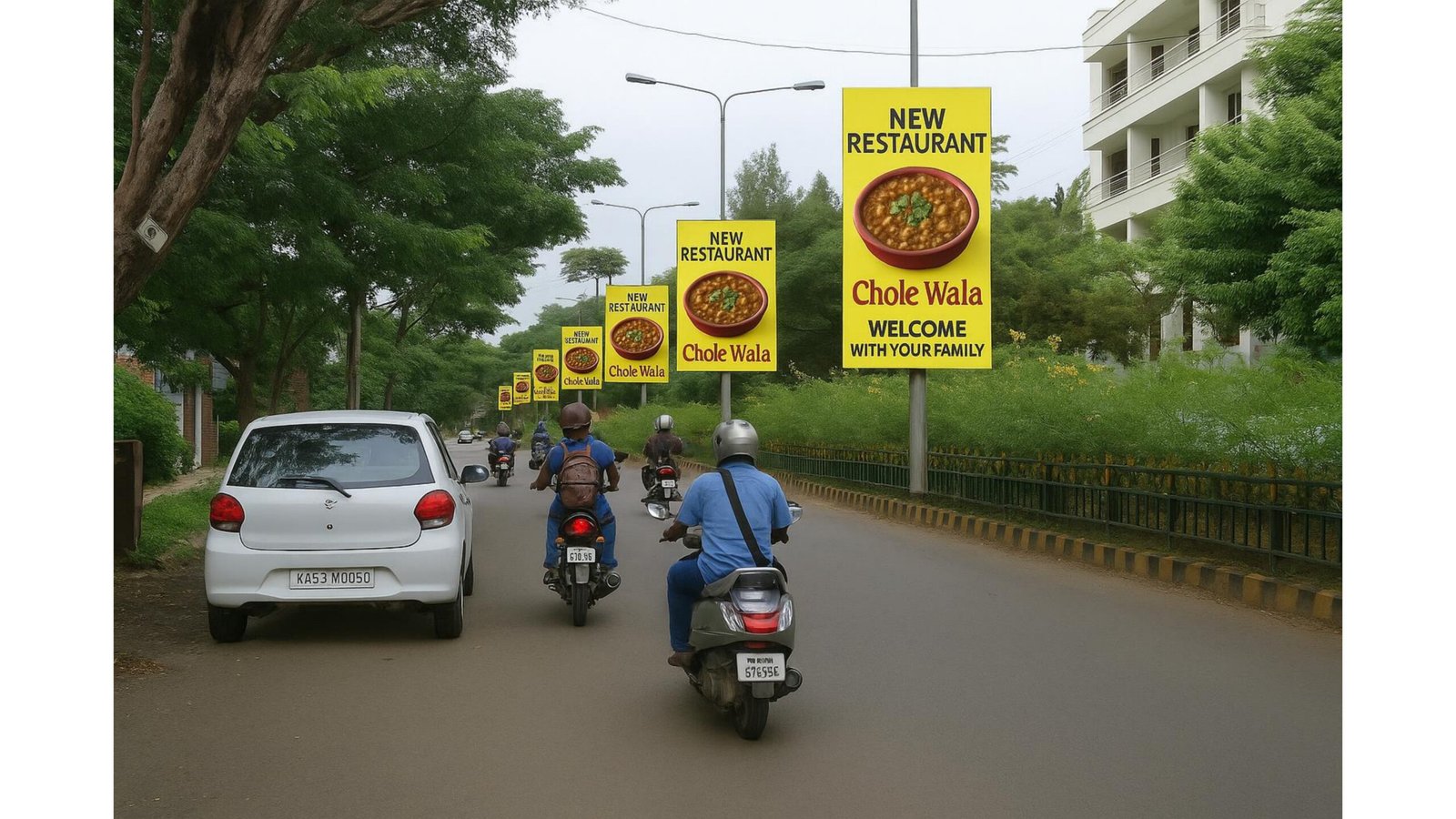 Pole kiosk in Chowdhary Tola lucknow - Lucknow