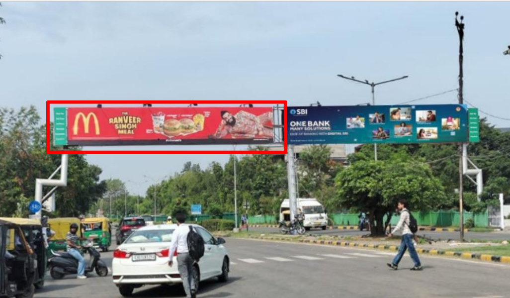 Gantry Advertising in Sec-11 Main market - Punjab