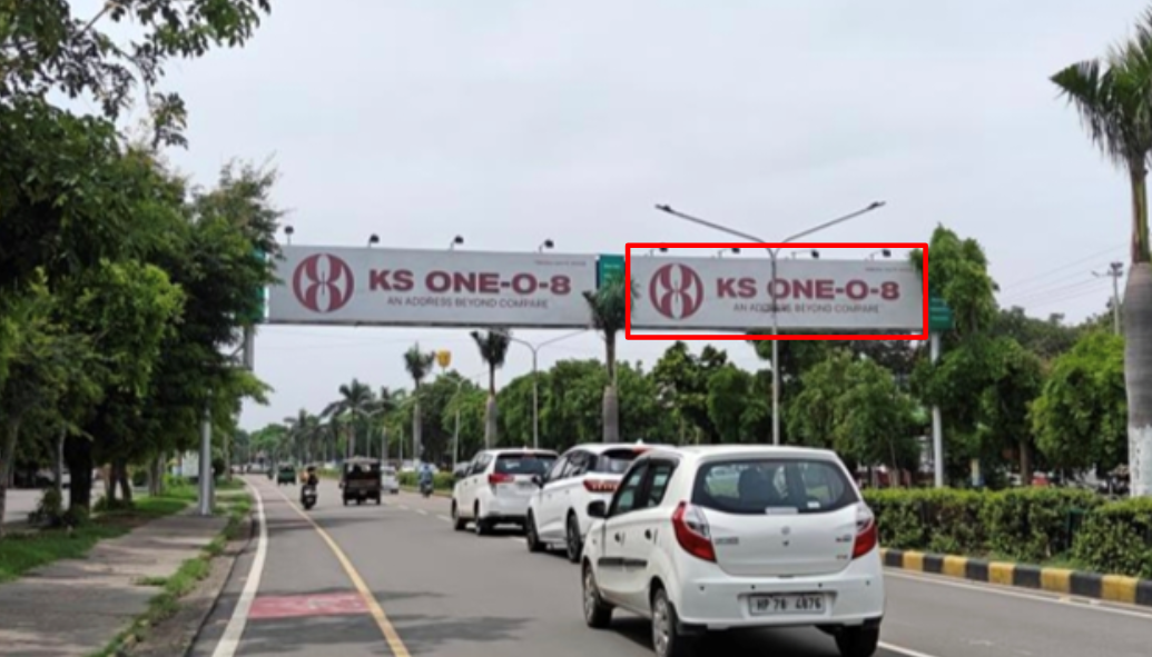 Gantry Advertising in Sector 8 Shalimar Mall - Punjab