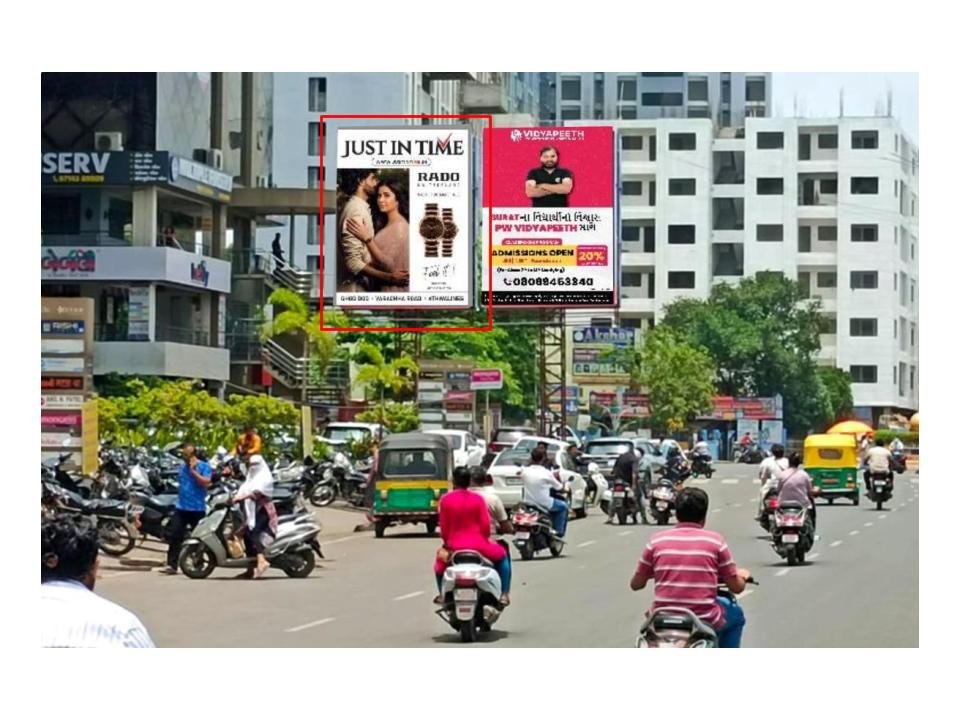 Unipole advertising in Katargam gujarat - Gujarat