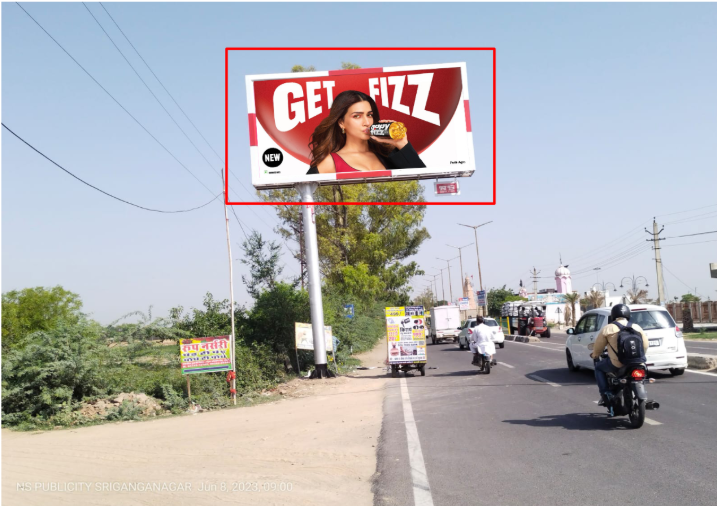 Unipole branding nr Tulsi Vihar rajasthan - Rajasthan