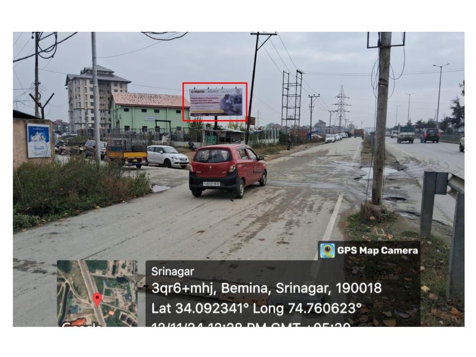 Highway hoarding around HMT Road Jammu and Kashmir - Jammu and Kashmir