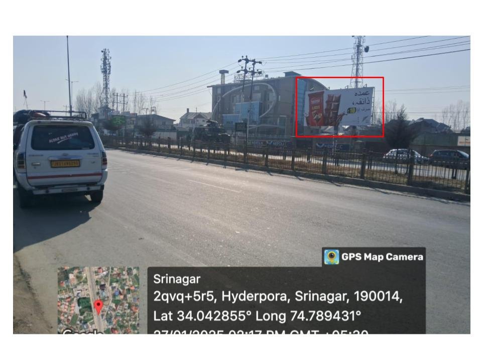 Highway hoarding advertising in Hyderpora Jammu and Kashmir - Jammu and Kashmir