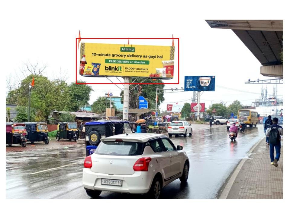 Highway hoarding advertising in Jewel Chowk jammu and kashmir - Jammu and Kashmir