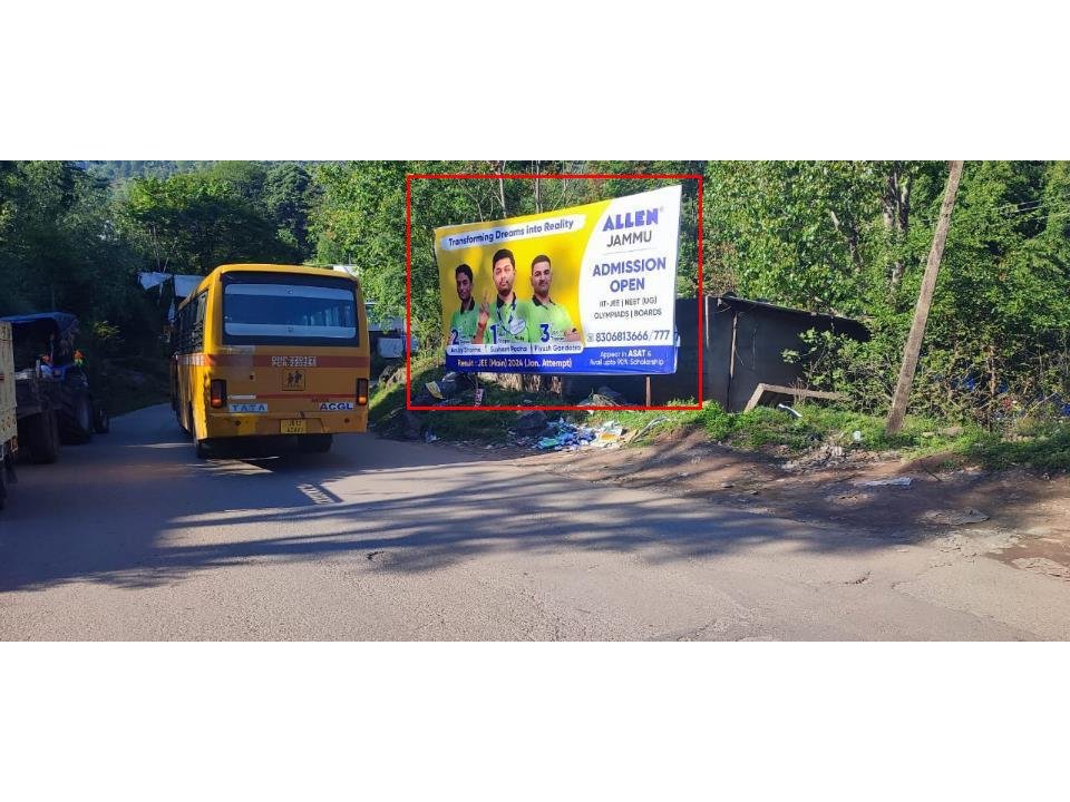 Hoarding advertising in ENTRY jammu and kashmir - Jammu and Kashmir