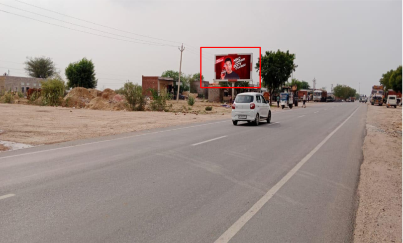 Highway Hoarding Advertising in Nokha Nagaur Rajasthan - Rajasthan