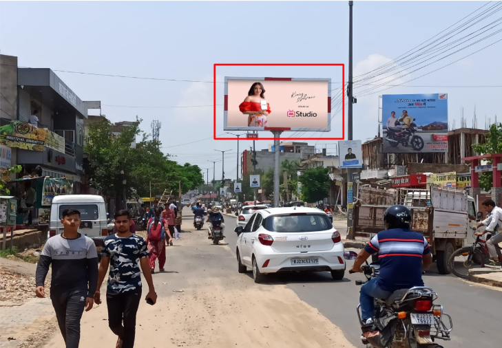 Hoarding Advertising in Sikar Nawalgarh Road - Rajasthan