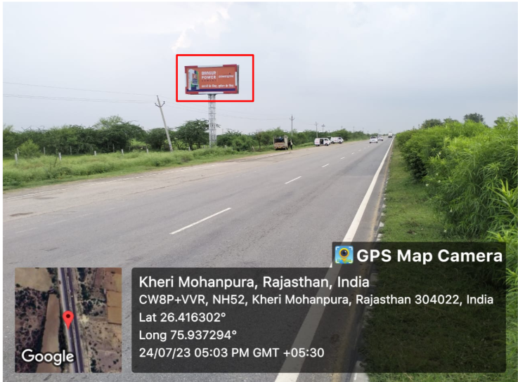Billboard Advertising in Niwai Jaipur Bypass - Rajasthan