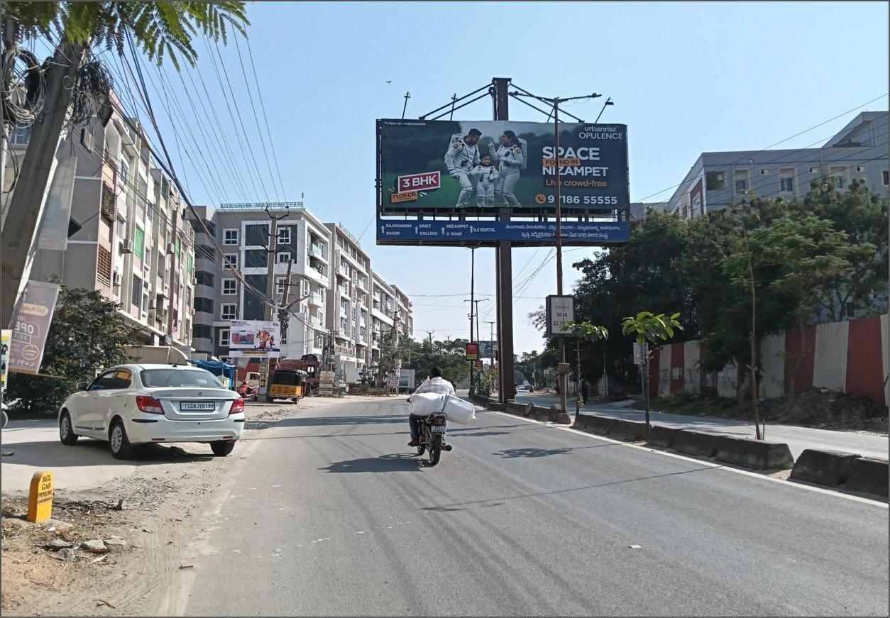 Unipole Advertising in Bachupally Hyderabad - Hyderabad