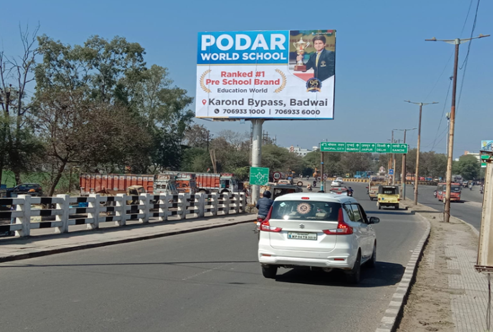 Unipoles at Bhanpur Bridge Bhopal - Bhopal
