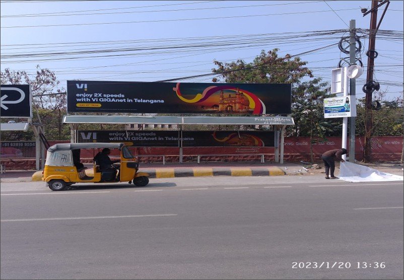 Bus Shelter Branding nr FILM NAGAR hyderabad - Hyderabad