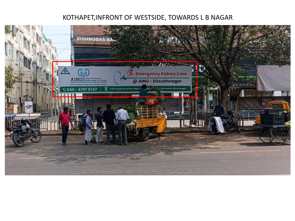 Bus shelter branding in L B NAGAR hyderabad - Hyderabad