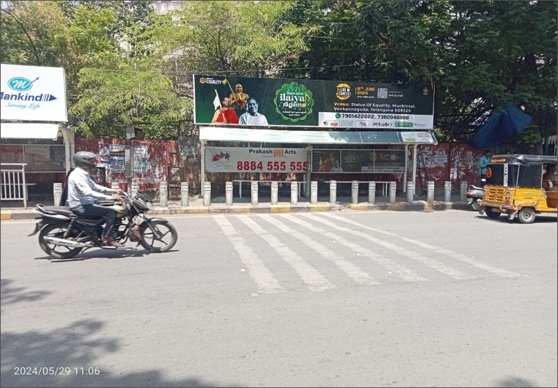 Bus shelter branding in Koti hyderabad - Hyderabad