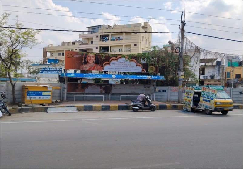 Bus shelter branding in KUKATPALLY hyderabad - Hyderabad