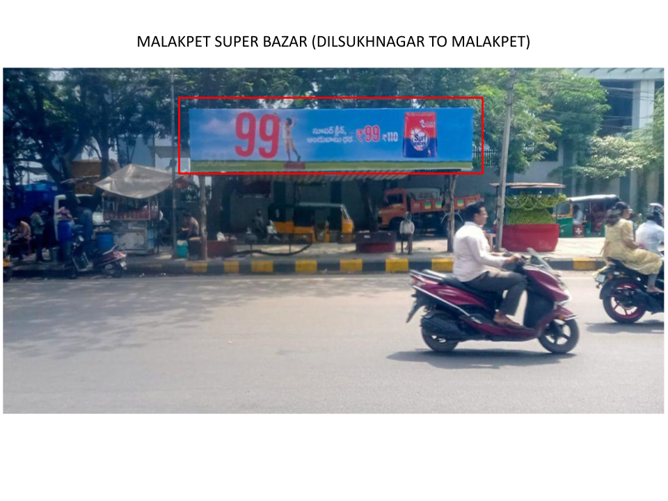 Bus Shelter branding in dilsukhnagar to malakpet hyderabad - Hyderabad