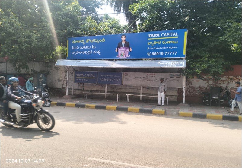 Bus Shelter Advertising in Somajiguda, Hyderabad - Hyderabad
