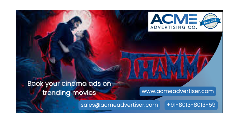 cinema ads on thamma movie
