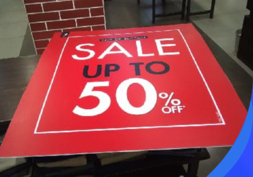 sunboard vinyl prints are lightweight, easy to install, and versatile enough for wall graphics, directional signage, and promotional displays