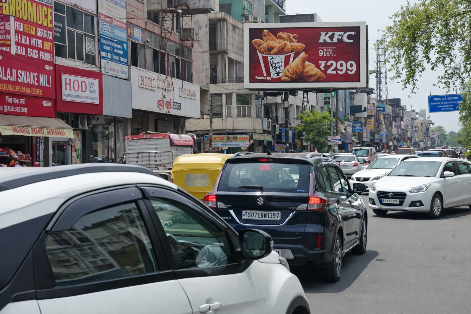 Hoarding Advertising Company in Rohini, Sector 6 Red Light Ayodhya Chowk, Delhi - 