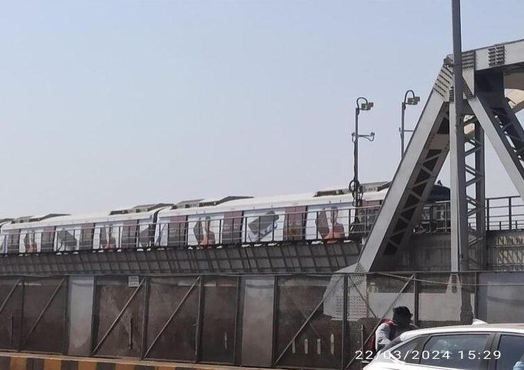 Metro Advertising Company in Thaltej Metro Station Ahmedabad - 