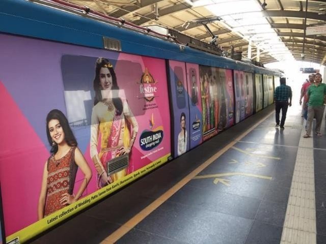 Metro Wrap Advertising Company in CMBT Station, Chennai - 