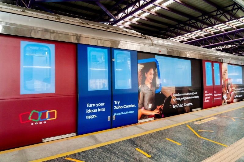 Metro Train Advertising Company in Arumbakkam, Chennai - 