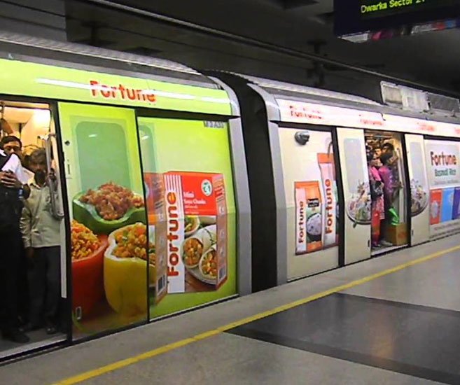 Metro advertising in Airport T1 Mumbai - 