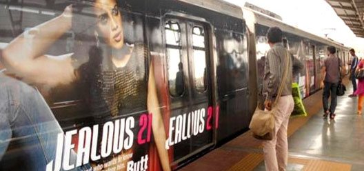 Interior metro panel branding in Behala Chowrasta in Kolkata - 