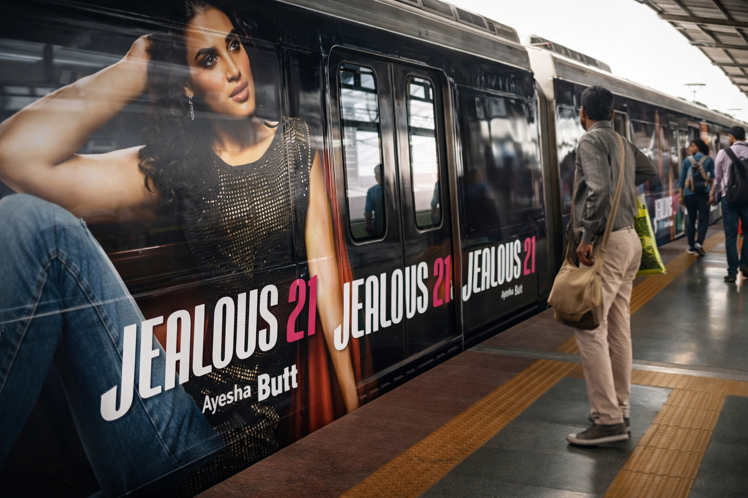 Metro advertising in Stadium Hyderabad - 