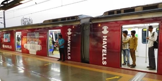Kolkata metro train advertising in Dum Dum Cantonment - 