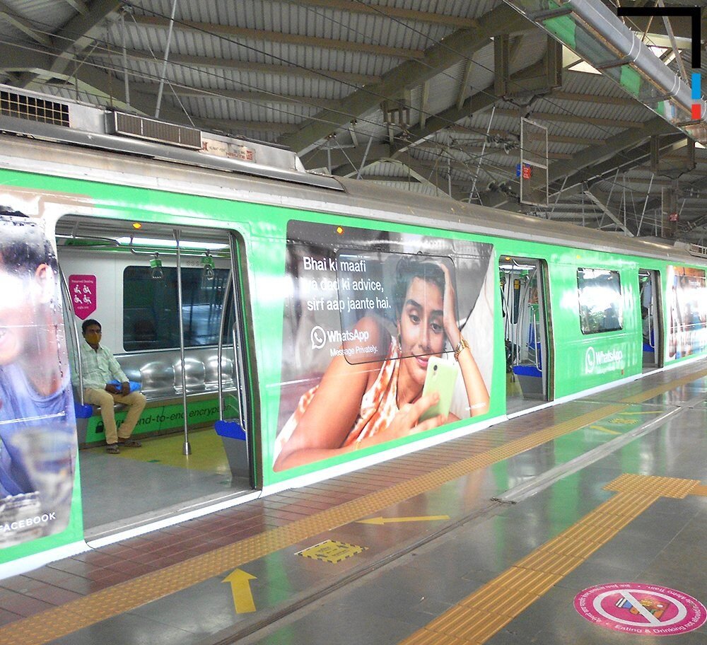Metro advertising in Kalbadevi Mumbai - 
