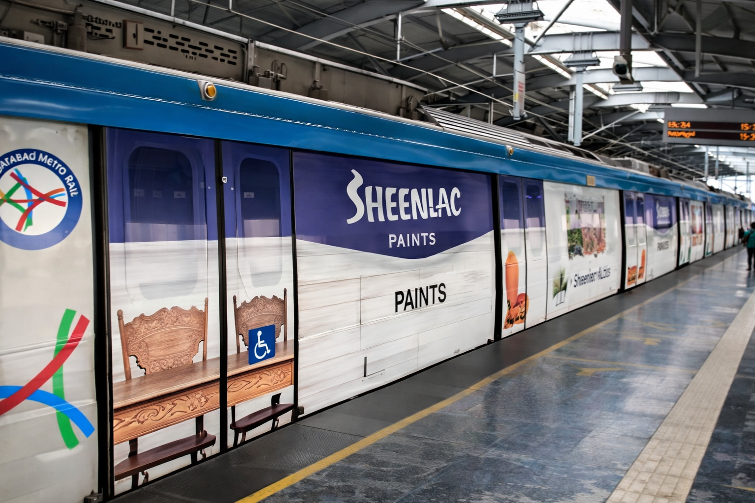 Metro advertising in Khairatabad Hyderabad - 