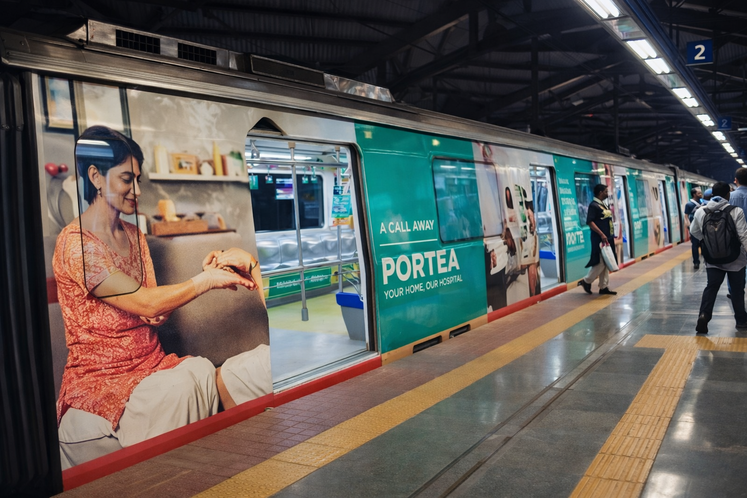Metro advertising in Rashtriya Udyan Mumbai - 