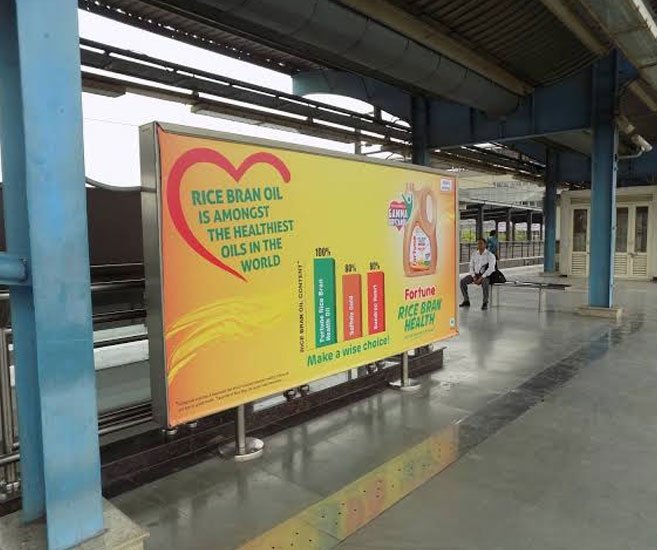 Metro advertising in Versova Mumbai - 