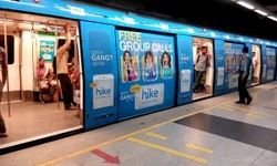Metro Wrap Advertising in Foundry Nagar Metro Station, UP - 