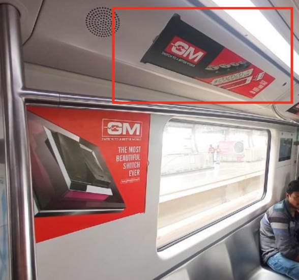 Metro Inside Strip Advertising in Chandpole Metro Station, RJ - 