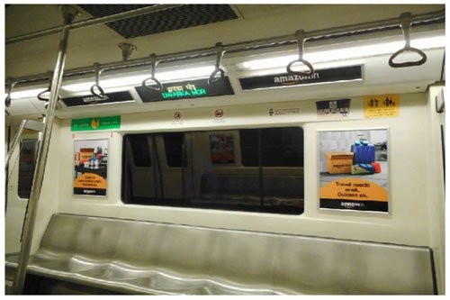 Metro Interior Panel Advertising in Noida Sector 81, UP - 
