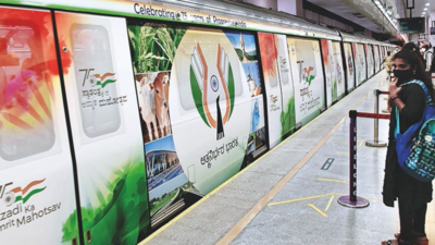 Metro Wrap Advertising in Barra-8 Metro Station, UP - 