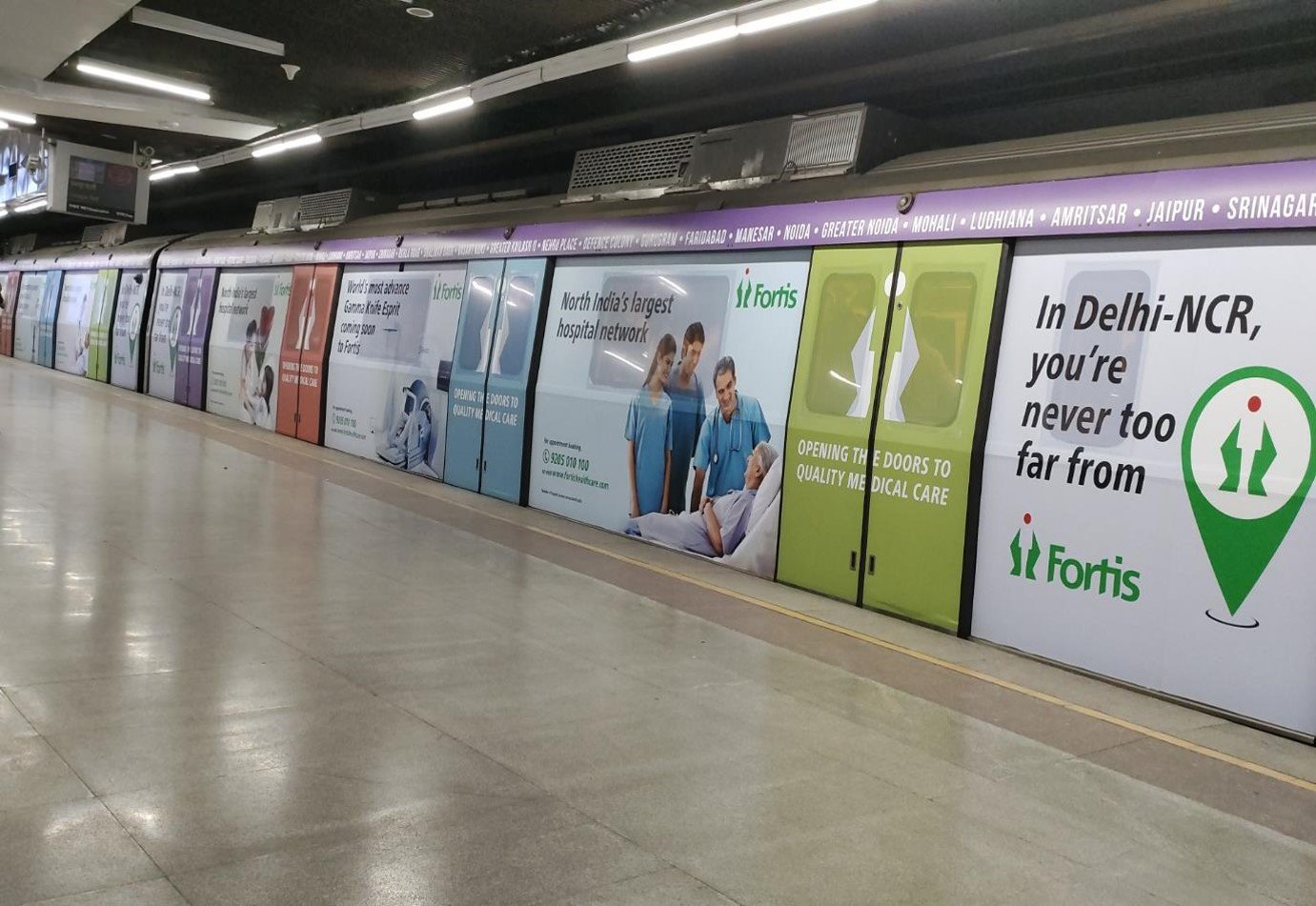 Metro Advertising Company in Nangloi Railway Station, Delhi - 