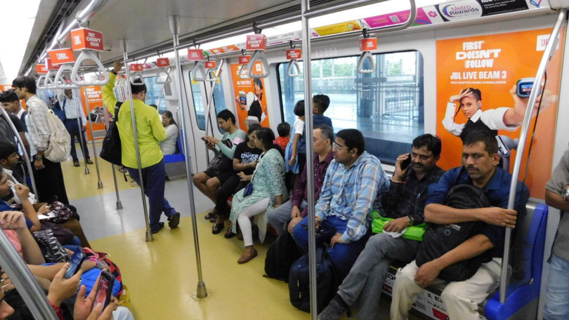 Mumbai Metro Train Advertising Rates - 