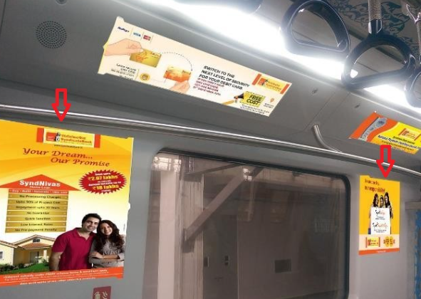 Metro advertising in Musarambagh Hyderabad - 