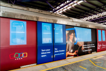 Metro Advertising In Alipore Zoological Gardens, Kolkata - 