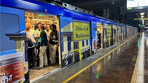 Metro Train Wrap Advertising Company in Chennai Metro - 