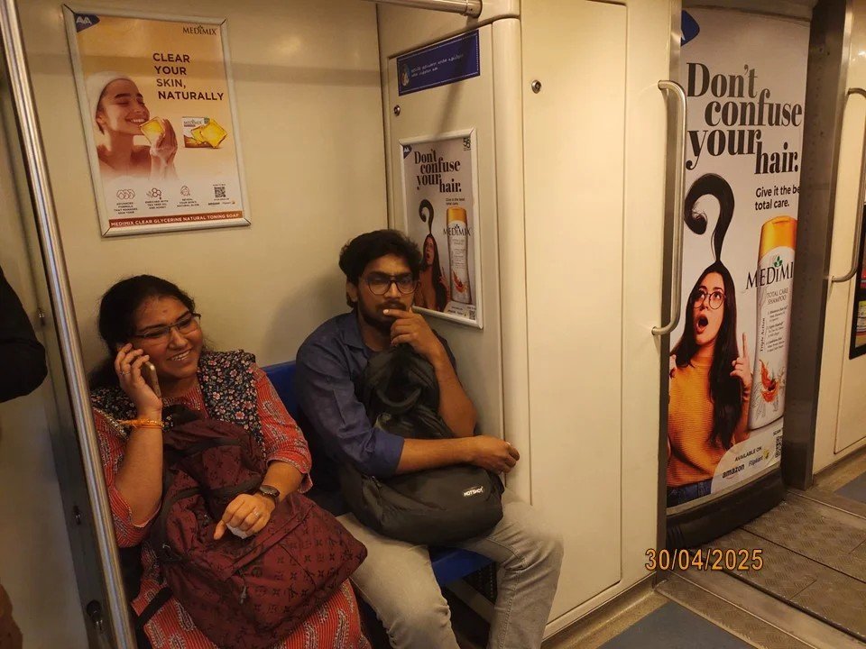 Metro Train Advertising Agency at Tollgate Station - 