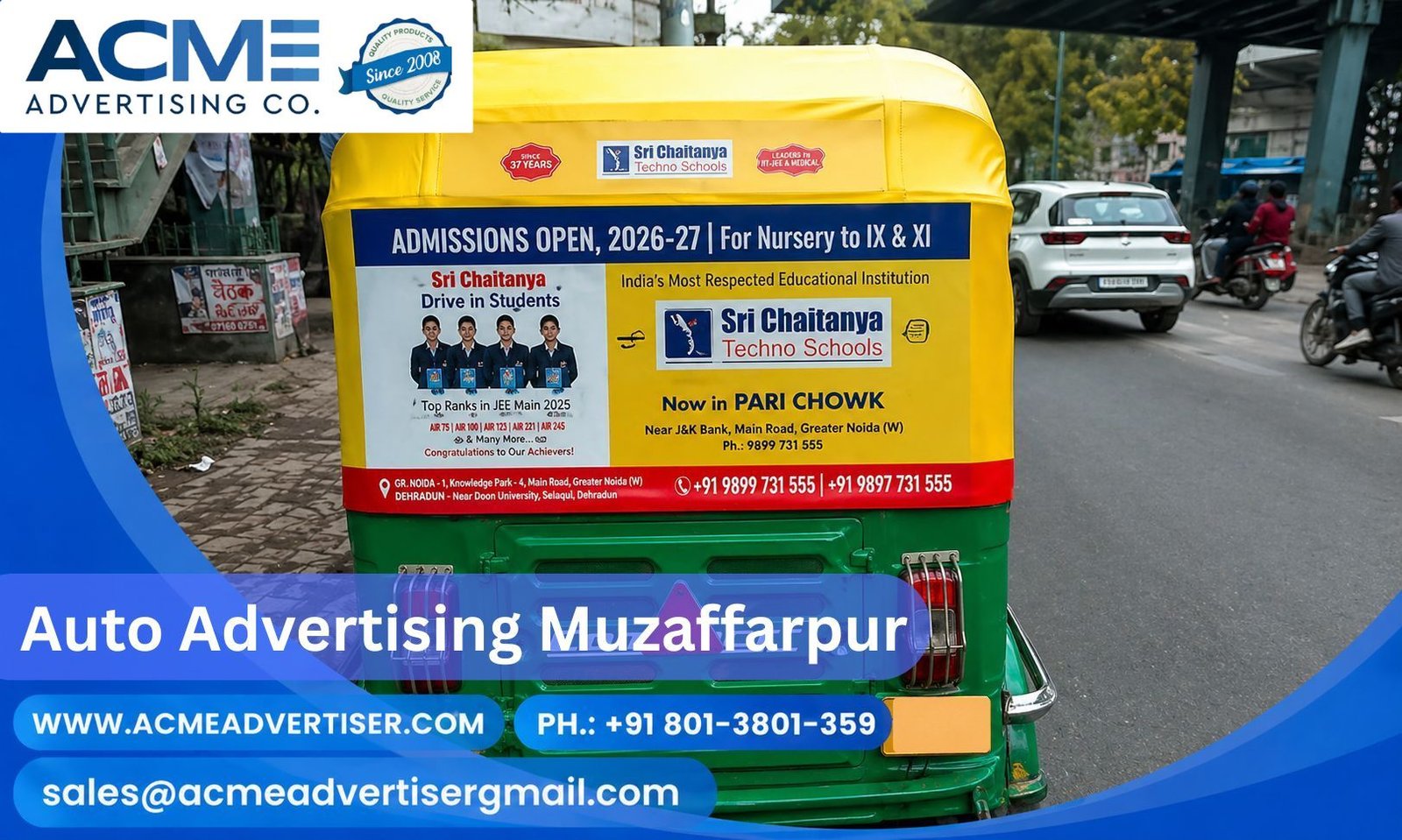 Auto Advertising Company in Muzaffarpur - 
